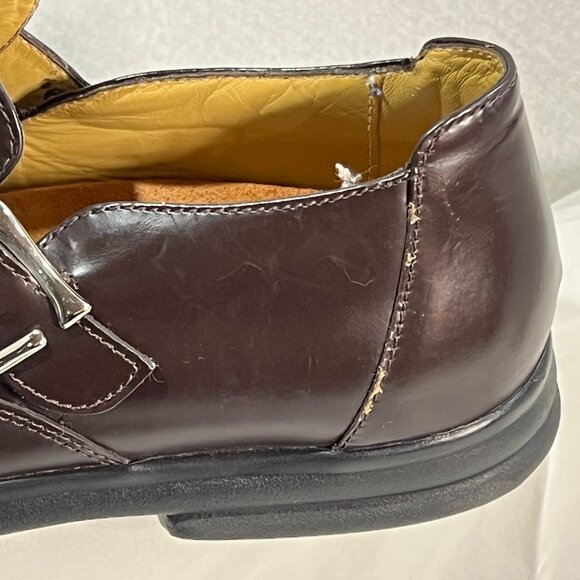 Footprints by Birkenstock Womens Sanibel Monk Strap Buckle Loafer Brown - Picture 9 of 9